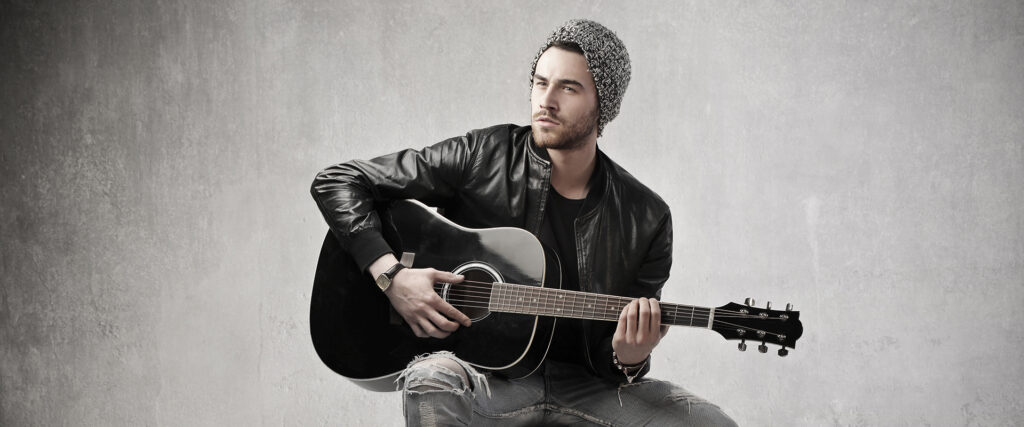 Playing guiter on my mood